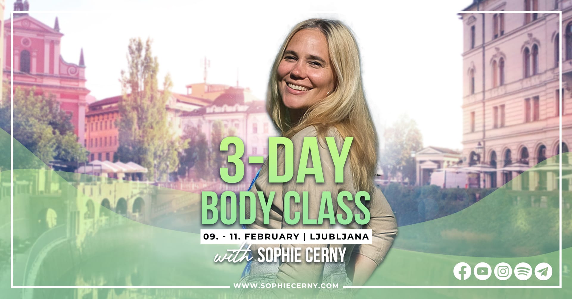 3 Day Body Class, Ljubljana, Sophie Cerny