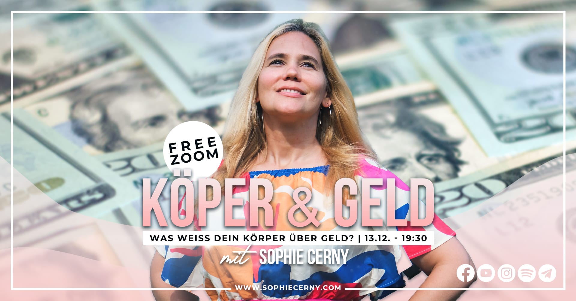 Körper & Geld Free Zoom mit Sophie Cerny